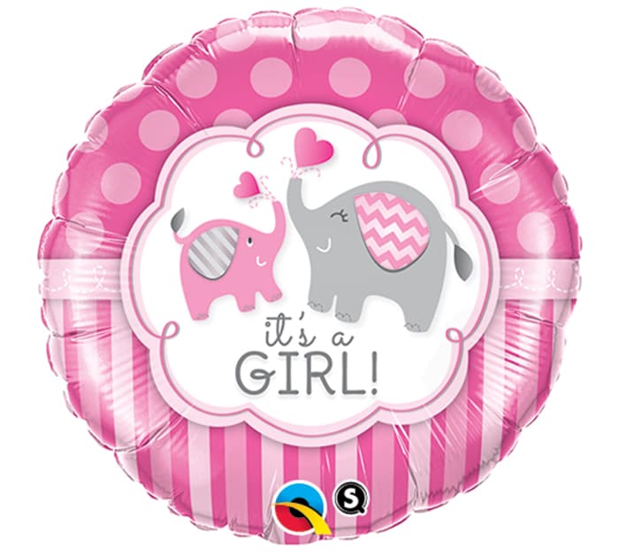 It's a Girl Ele Balloon